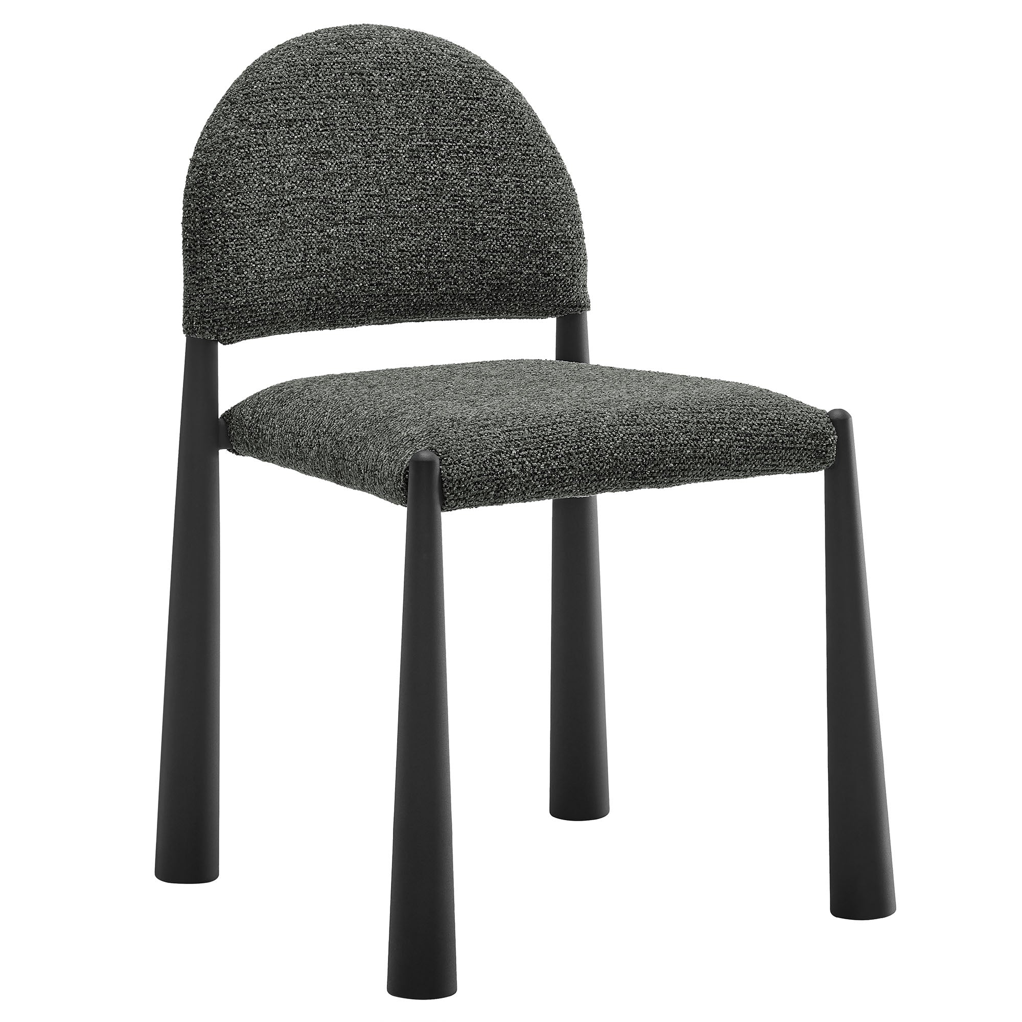 Hayley Upholstered Fabric Dining Side Chair - EEI-7220-BLK-ANT