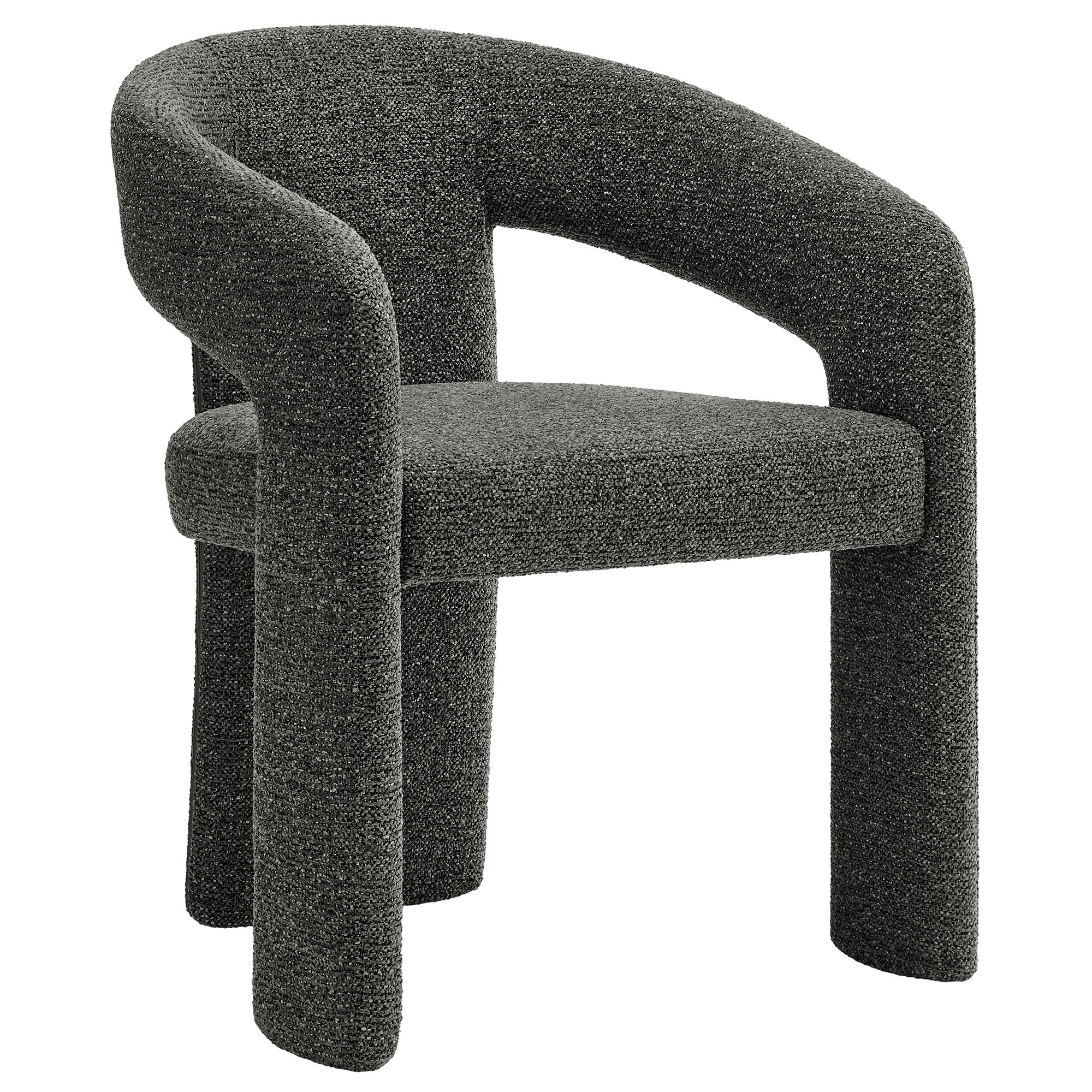 Oslo Barrel Fabric Upholstered Dining Accent Chair - EEI-7224-ANT