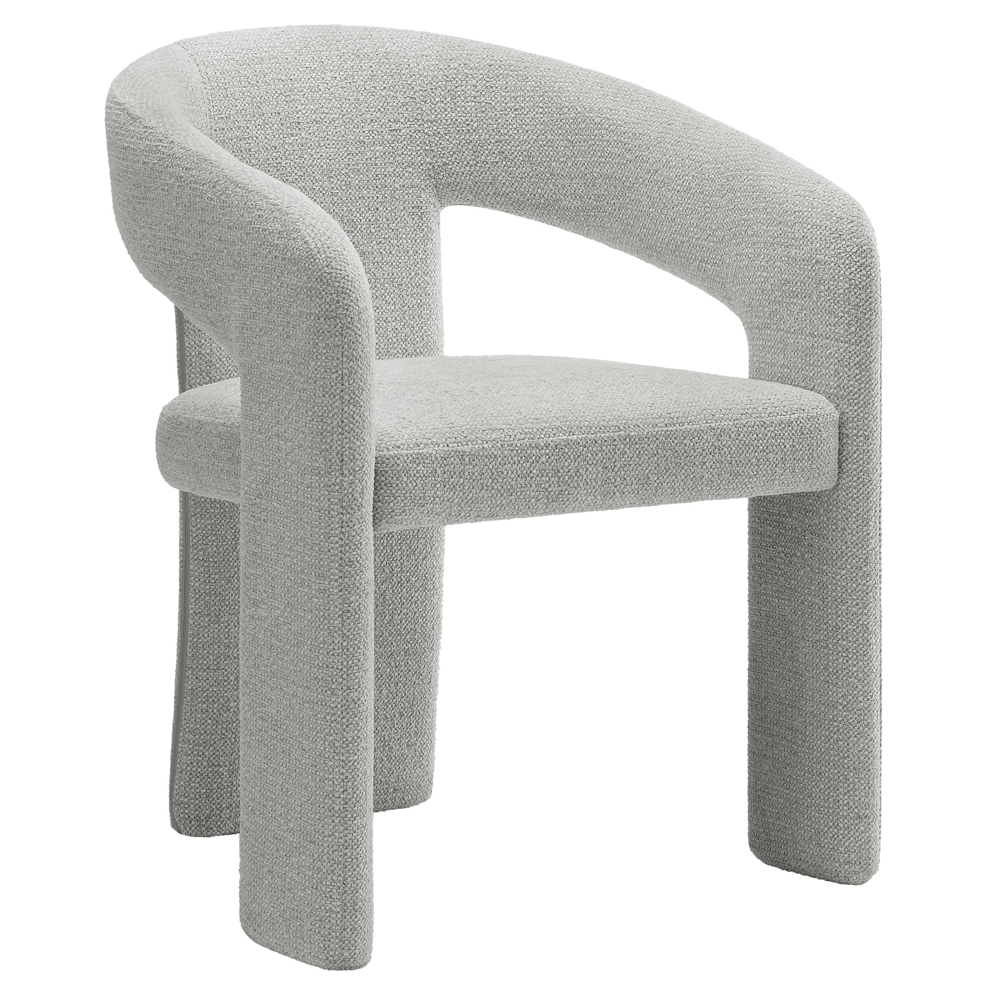Oslo Barrel Fabric Upholstered Dining Accent Chair - EEI-7224-DOV