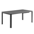 modern Outdoor Patio Aluminum Extendable Dining Table
