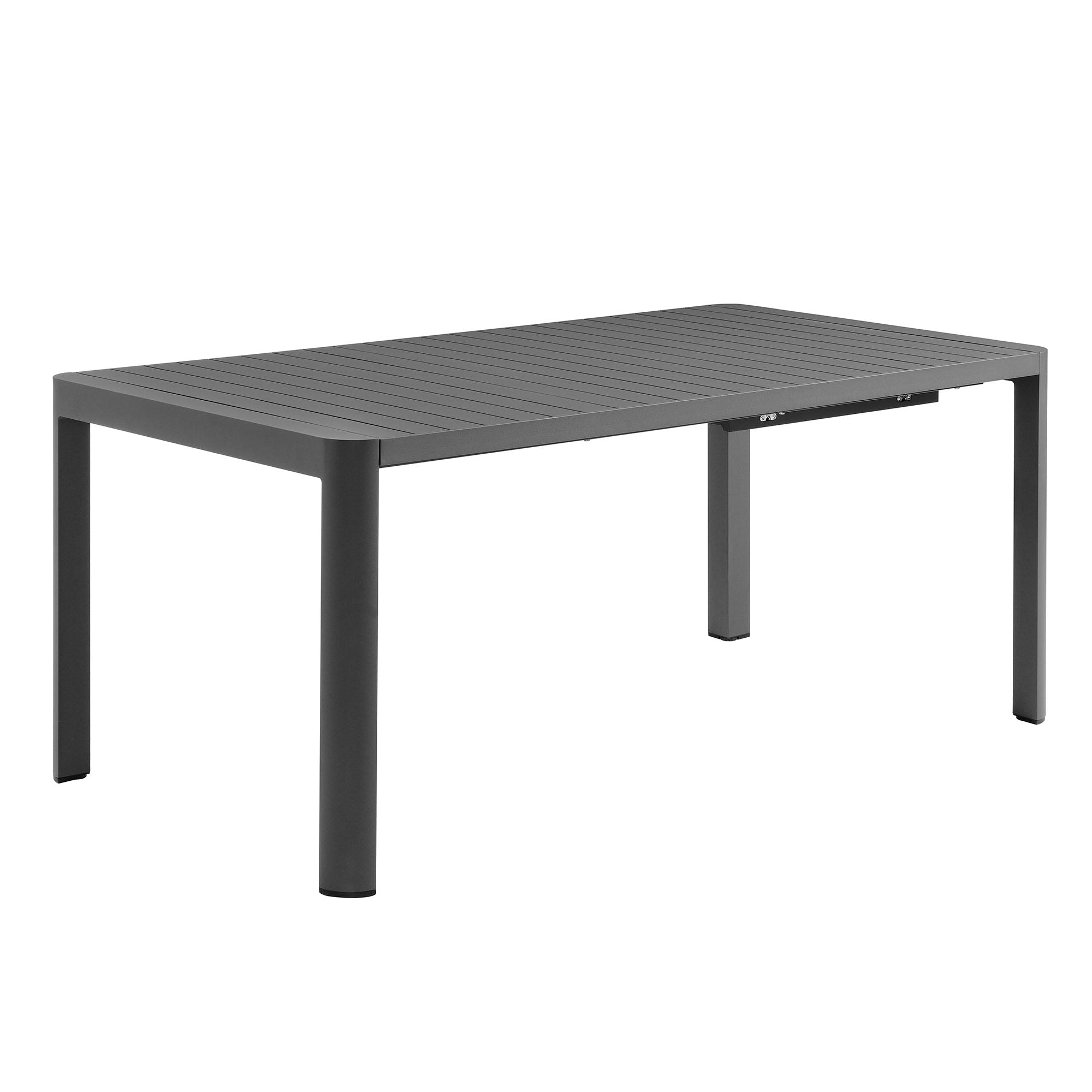 modern Outdoor Patio Aluminum Extendable Dining Table