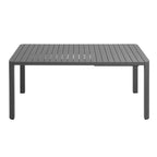 modern Outdoor Patio Aluminum Extendable Dining Table