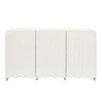 Dahlia Fluted and Scalloped Sideboard Storage Cabinet