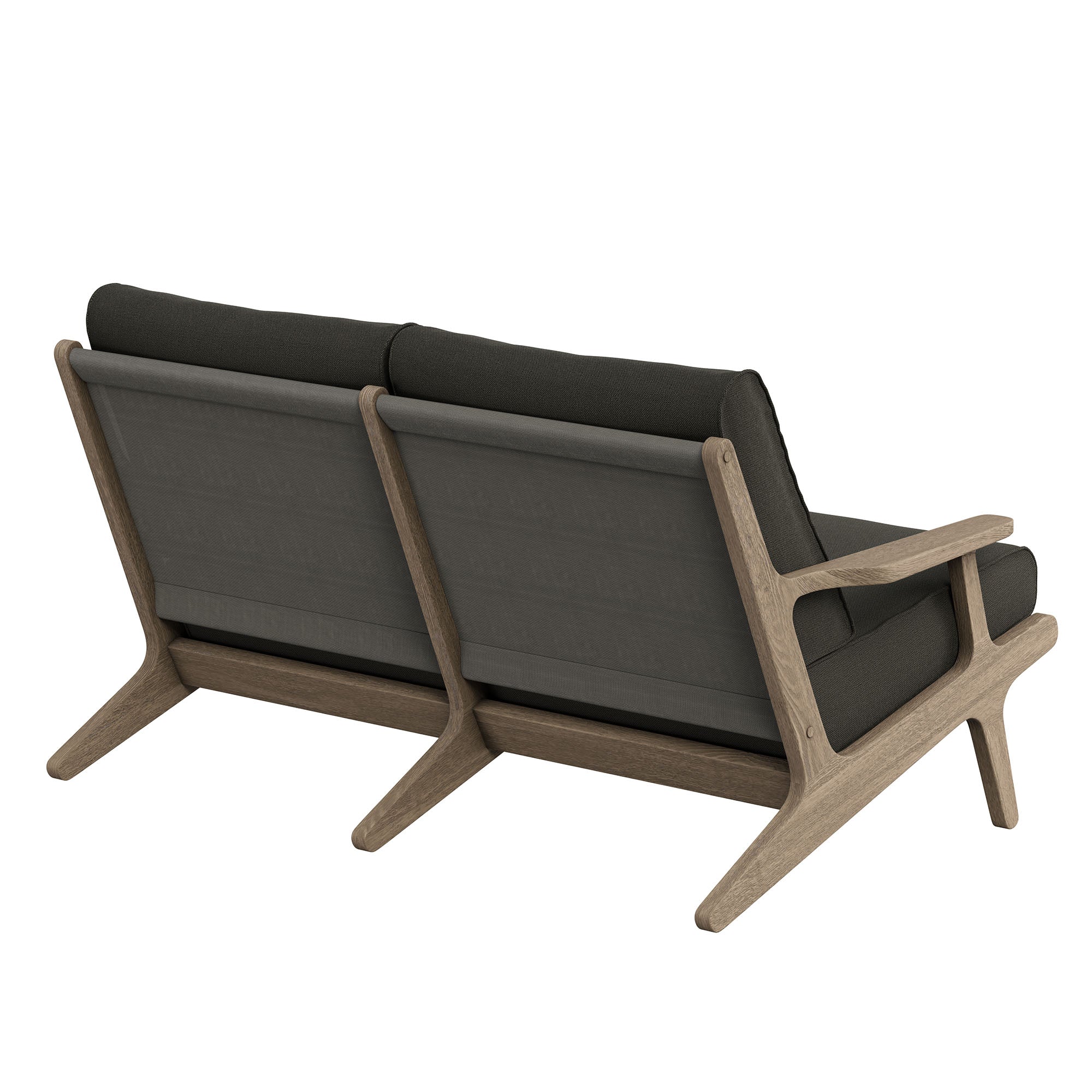 Saratoga Outdoor Teak Wood Loveseat