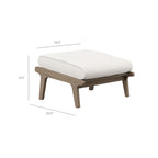 Saratoga 4-Piece Outdoor Teak Wood Furniture Set
