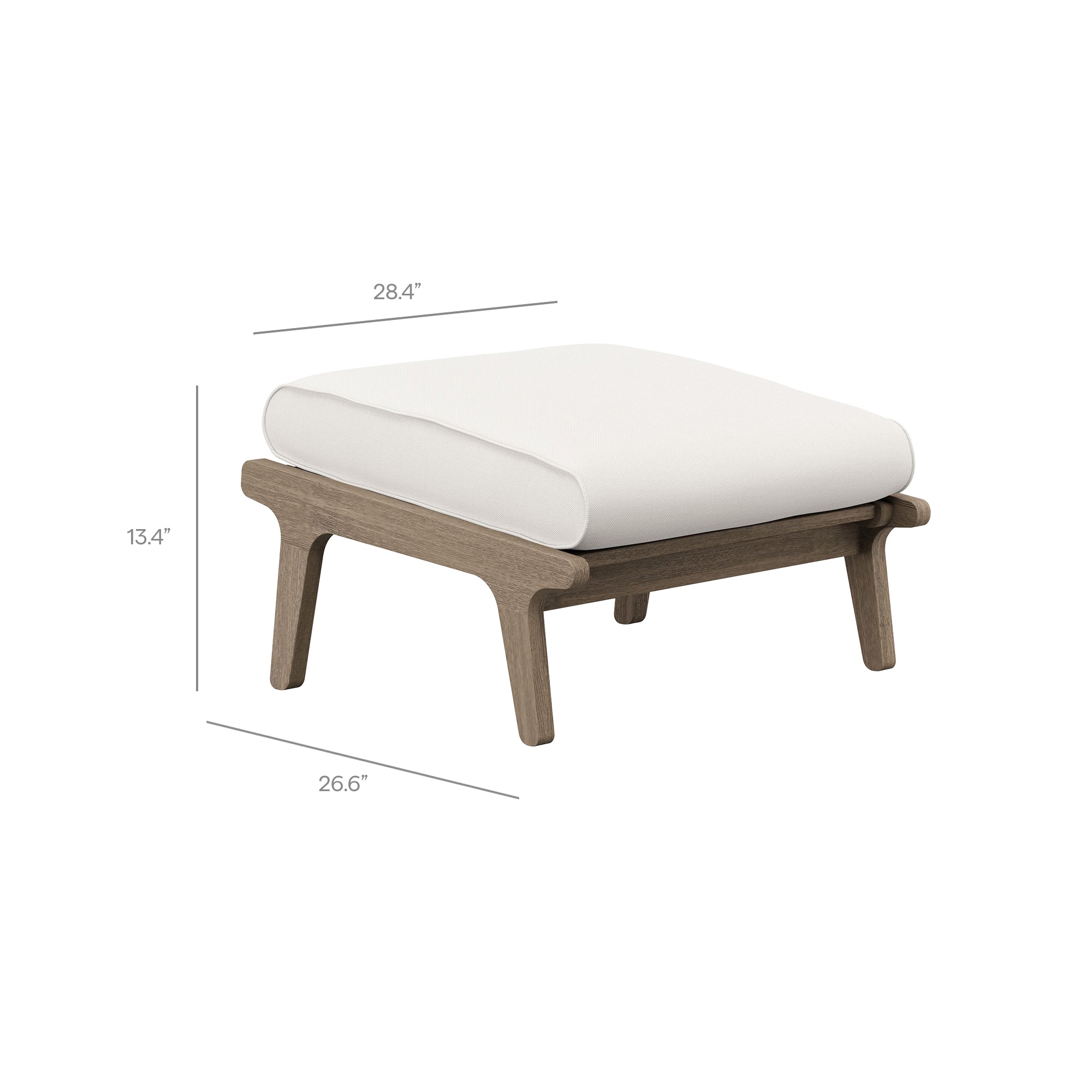 Saratoga 4-Piece Outdoor Teak Wood Furniture Set
