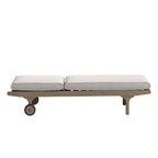 Saratoga Outdoor Teak Chaise Lounge Chair