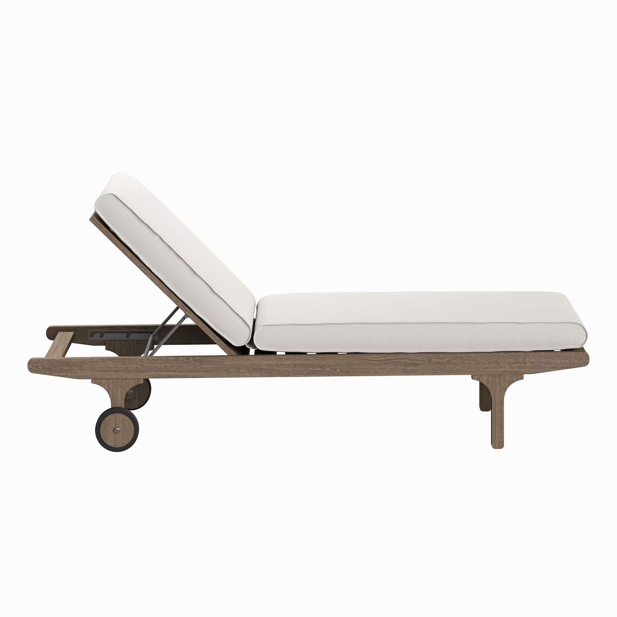 Saratoga Outdoor Teak Chaise Lounge Chair