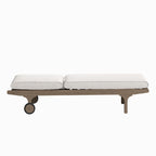 Saratoga Outdoor Teak Chaise Lounge Chair