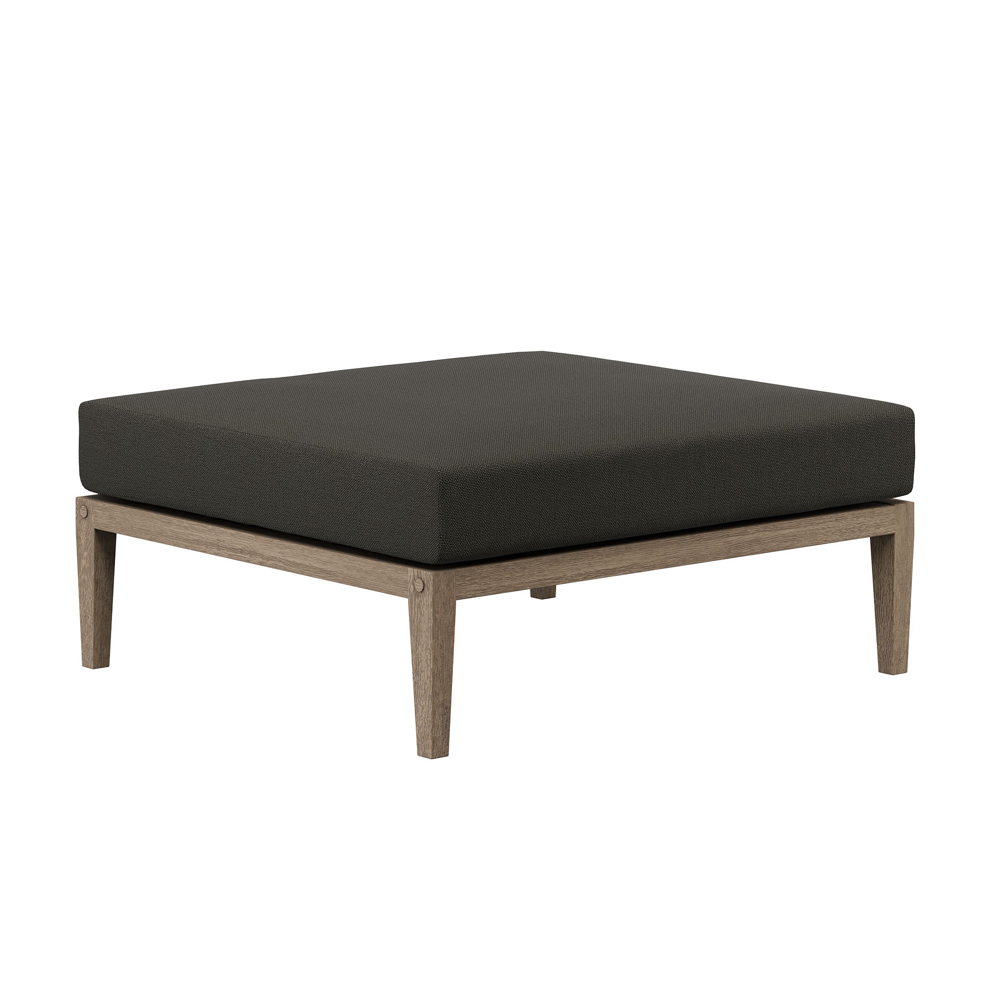 Northlake Outdoor Teak Ottoman - EEI-7255-WGR-FLI