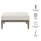 Northlake Outdoor Teak Ottoman