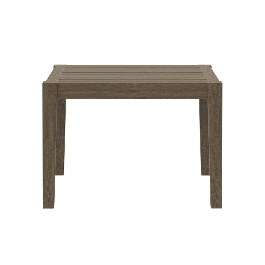 Northlake Square Outdoor Patio Teak Side Table