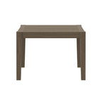 Northlake Square Outdoor Patio Teak Side Table