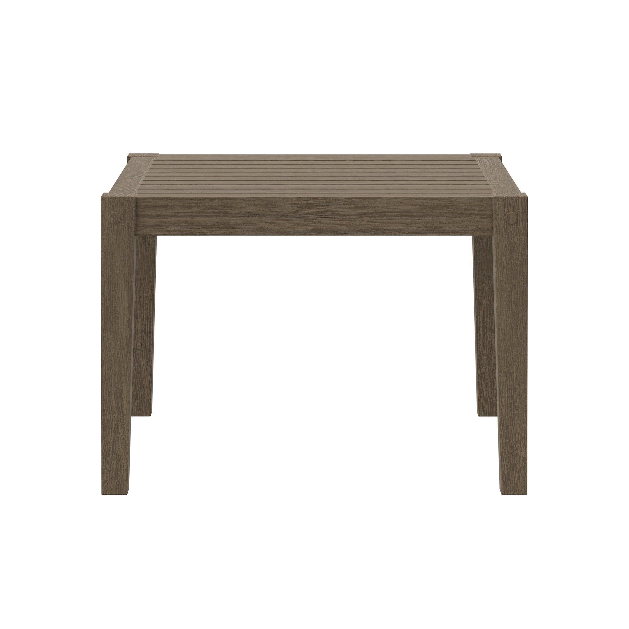 Northlake Square Outdoor Patio Teak Side Table