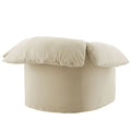 Lark Slipcovered Fabric Oversized Armchair