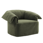 Lark Slipcovered Fabric Oversized Armchair
