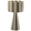 Renae Handwoven Cotton Thread Striped Table Lamp