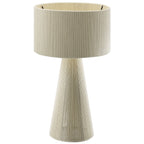 Gia Handwoven Cotton Thread Striped or Plain Table Lamp