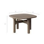 Saratoga 3-Piece Outdoor Teak Wood Furniture Set with Lounge Chairs and Side Table