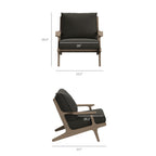 Saratoga 3-Piece Outdoor Teak Wood Furniture Set with Lounge Chairs and Side Table