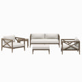 Northlake 5-Piece Outdoor Teak Wood Furniture Set