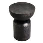 Mella Metal Hammered Side Table