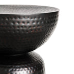 Mella Metal Hammered Side Table