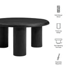 Mavina Round Mango Wood Coffee Table