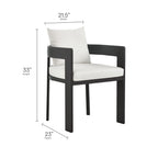 modern 9-Piece Outdoor Patio Aluminum Dining Set With Extendable Table