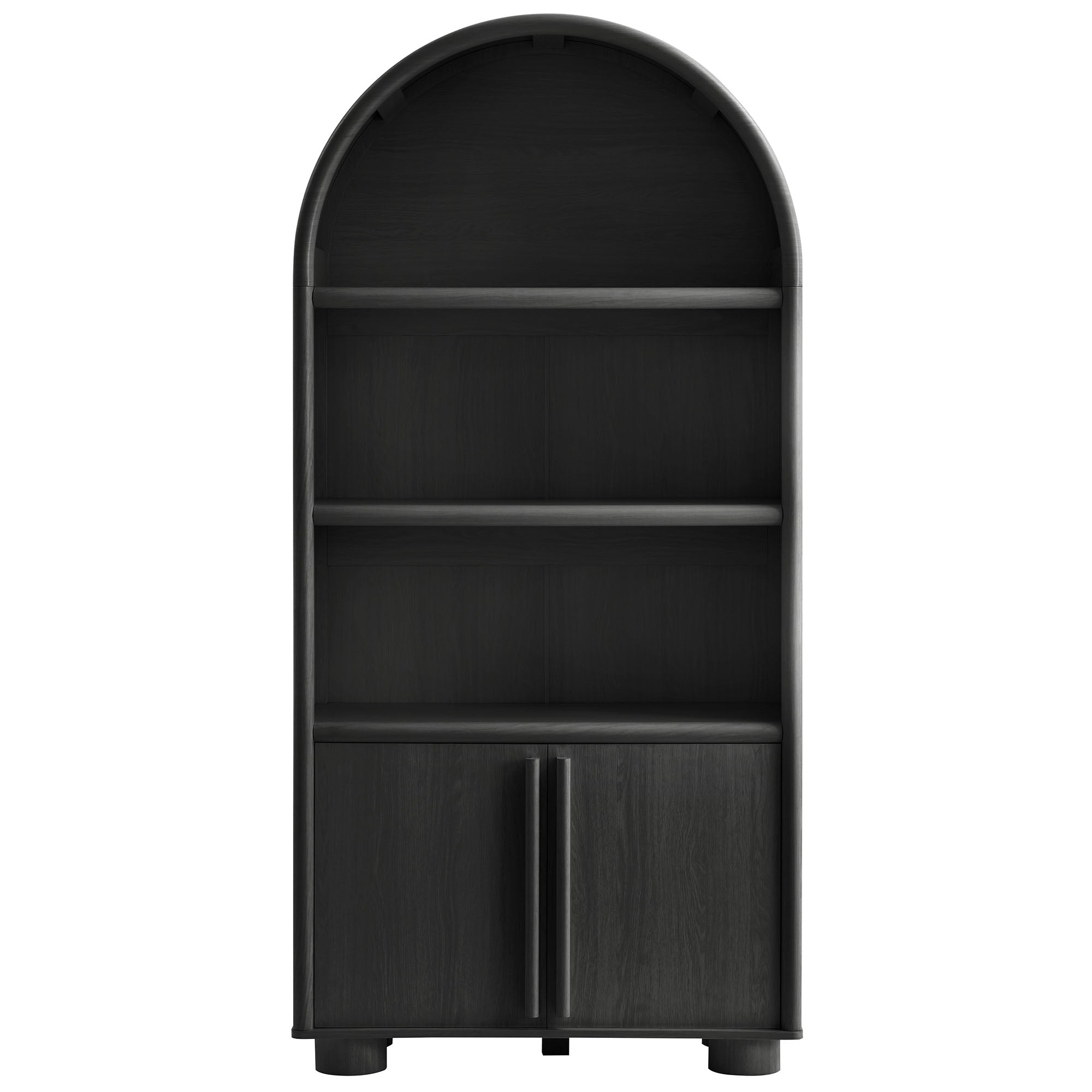 Bellamy Tall Arched Display Cabinet Bookcase