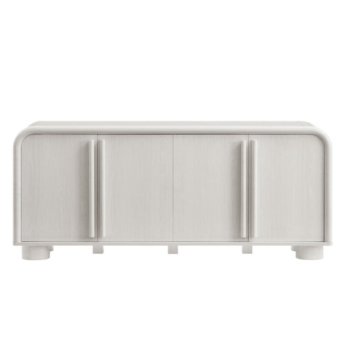 Bellamy Curved 4-Door Sideboard Cabinet