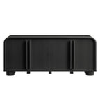 Bellamy Curved 4-Door Sideboard Cabinet