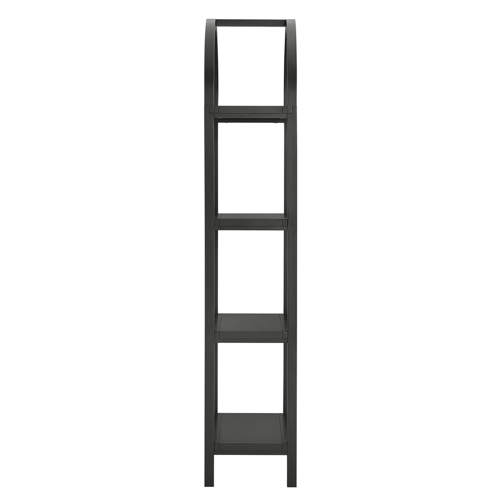 Vexley 72 Inch Tall Narrow Arched Bookshelf