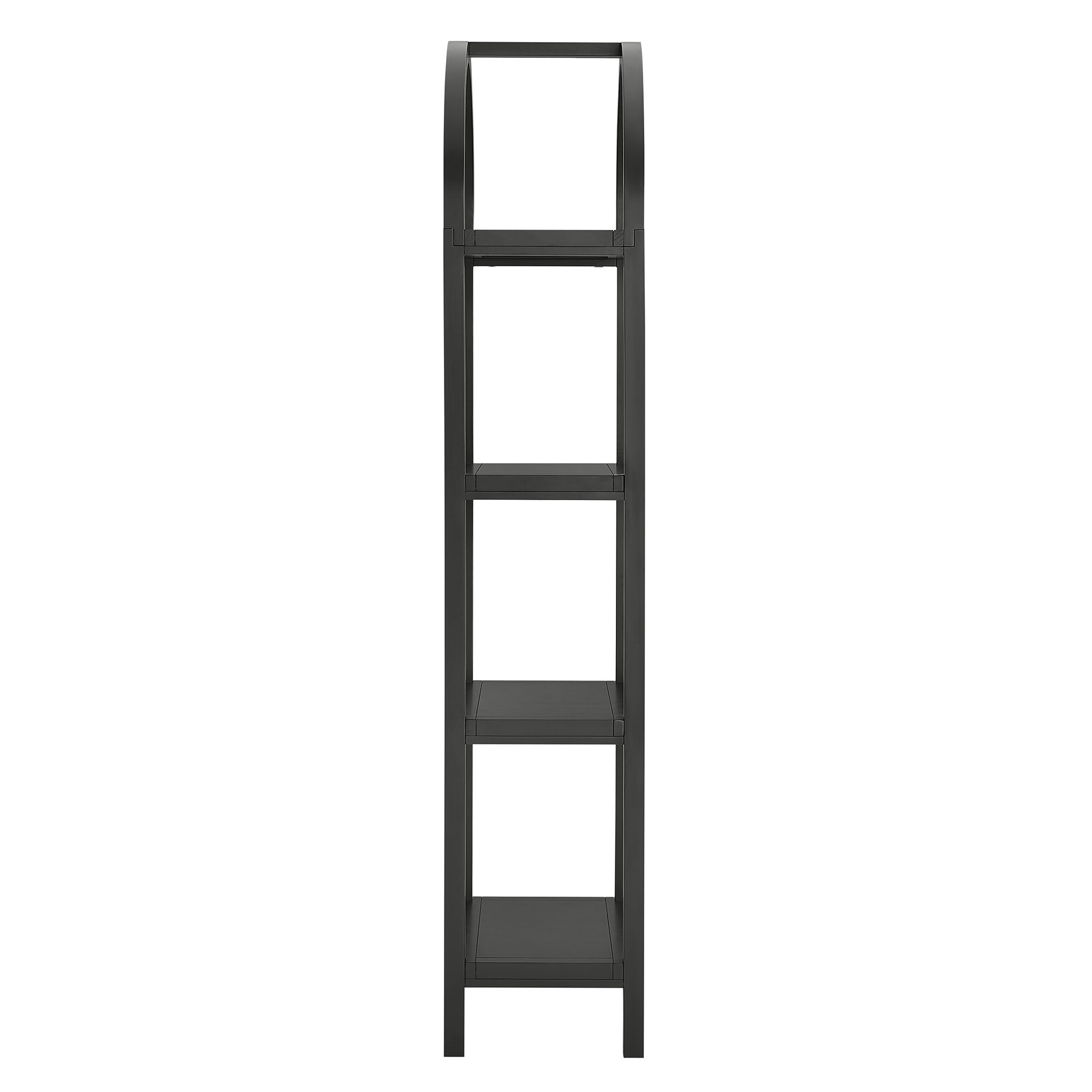 Vexley 72 Inch Tall Narrow Arched Bookshelf