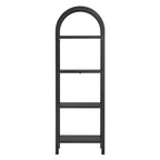 Vexley 72 Inch Tall Narrow Arched Bookshelf