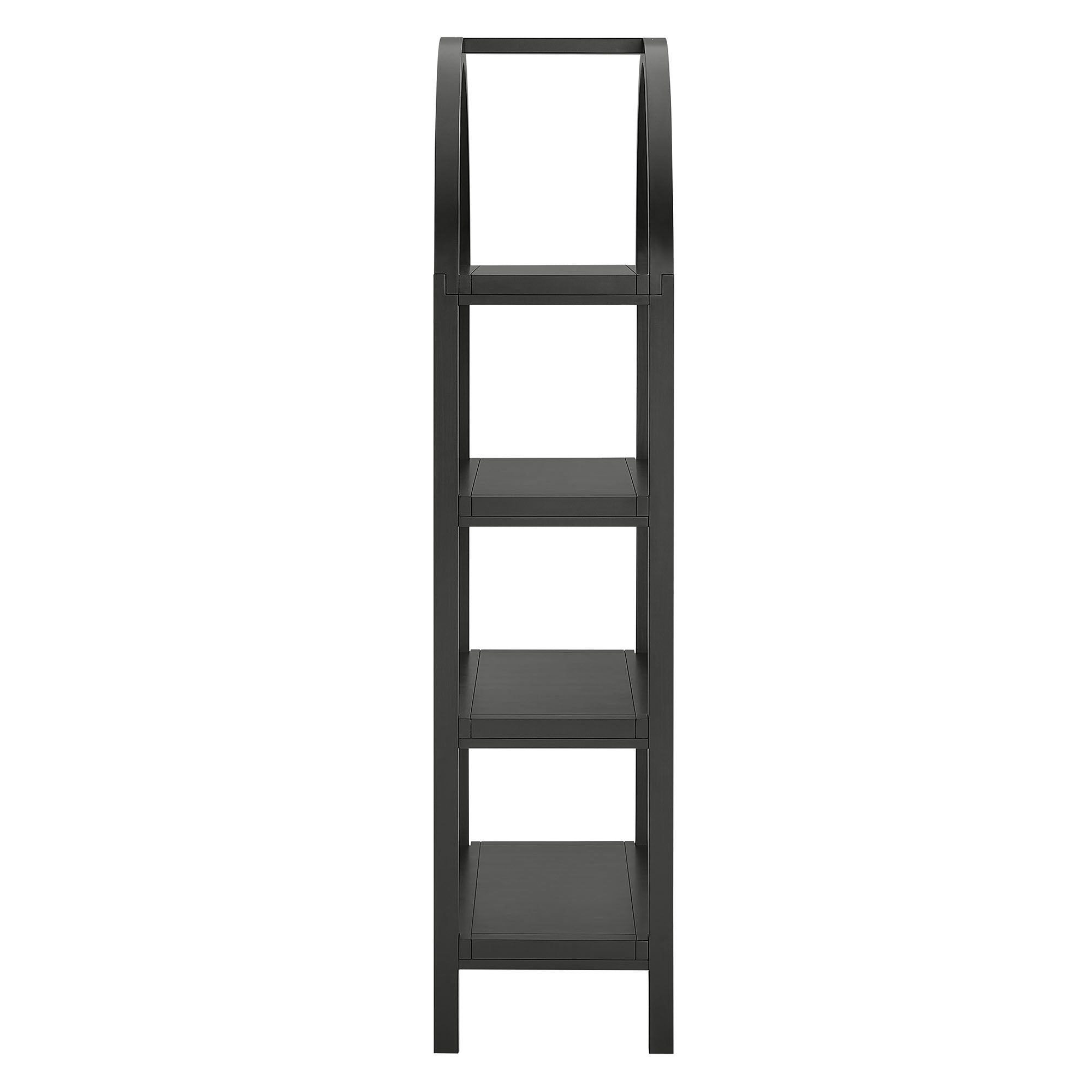 Vexley 60 Inch Arched Bookshelf