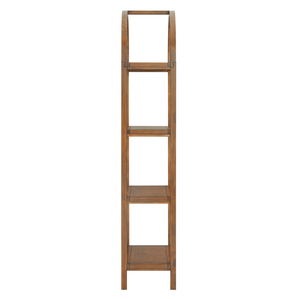 Vexley 72 Inch Large Arched Bookshelf