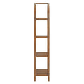Vexley 72 Inch Large Arched Bookshelf
