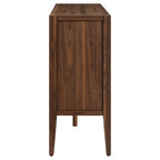 Nell 72" Glass Door Sideboard Storage Display Cabinet