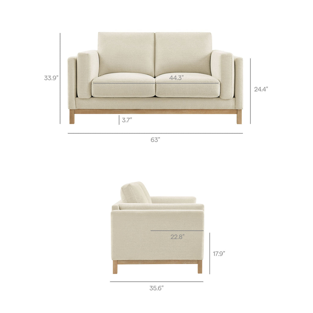 Roscoe 81 inch Fabric Sofa