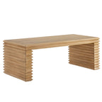 Canto Rectangular Stacked Design Coffee Table