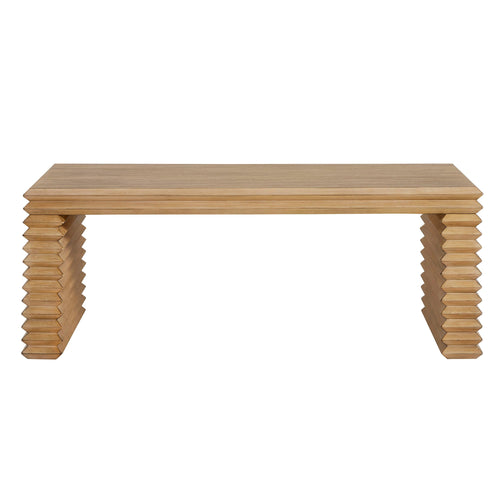 Canto Rectangular Stacked Design Coffee Table