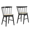 Lykke Curved Spindle Back Dining Chairs Set of 2