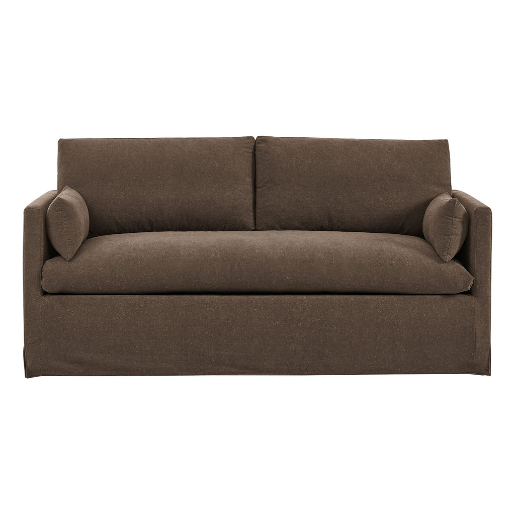 Wellfleet Slipcovered Linen-Blend Loveseat