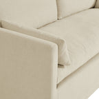 Wellfleet Slipcovered Linen-Blend Loveseat