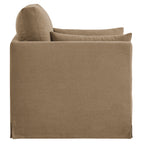Wellfleet Slipcovered Linen-Blend Armchair