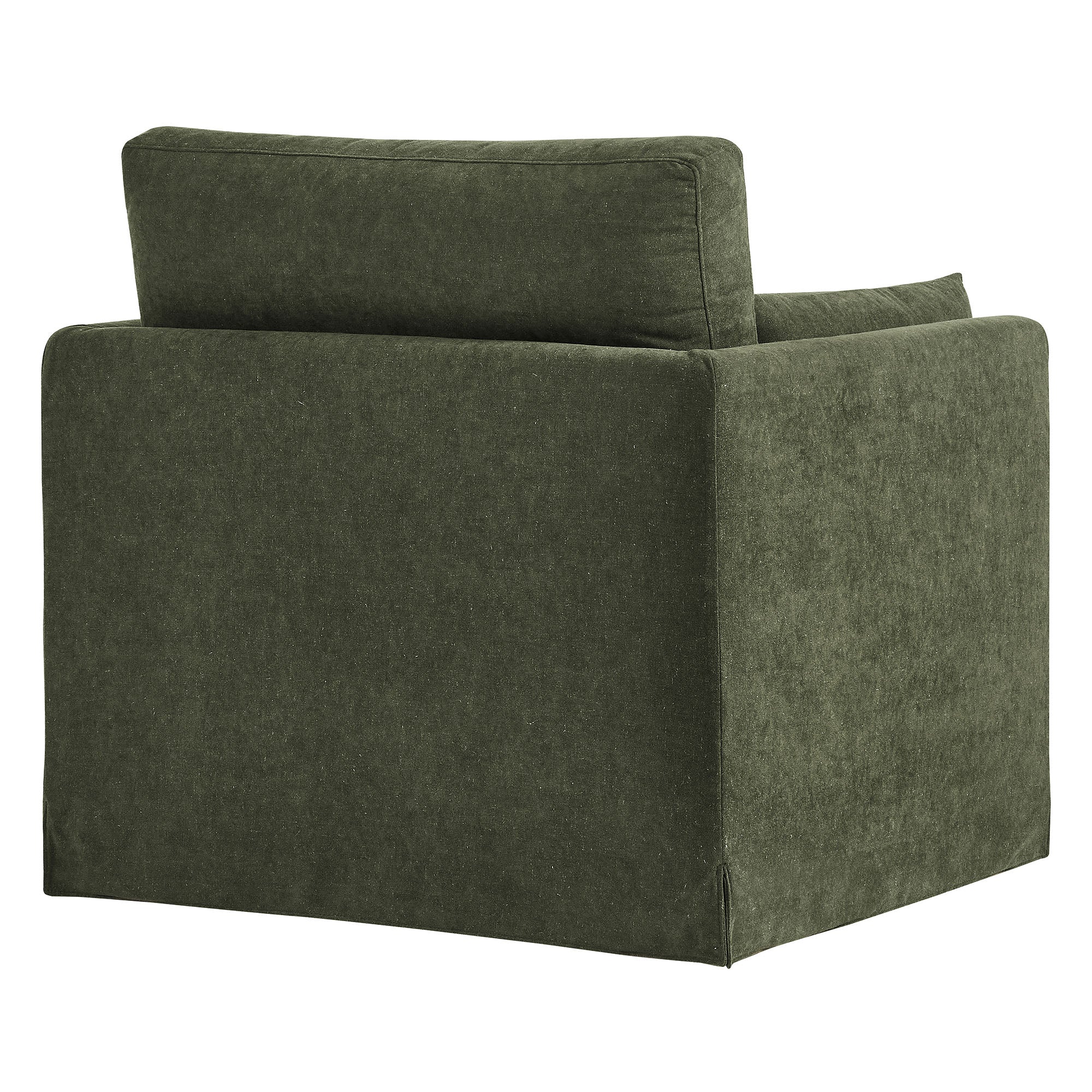 Wellfleet Slipcovered Linen-Blend Armchair