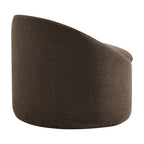 Sadie Slipcovered Linen-Blend Round Accent Chair
