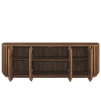 Fortitude 75" Curved Sideboard Storage Cabinet