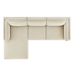 Roscoe Left-Facing Fabric Sectional Sofa with Chaise